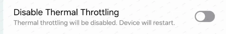 One UI 7 disable thermal throttling