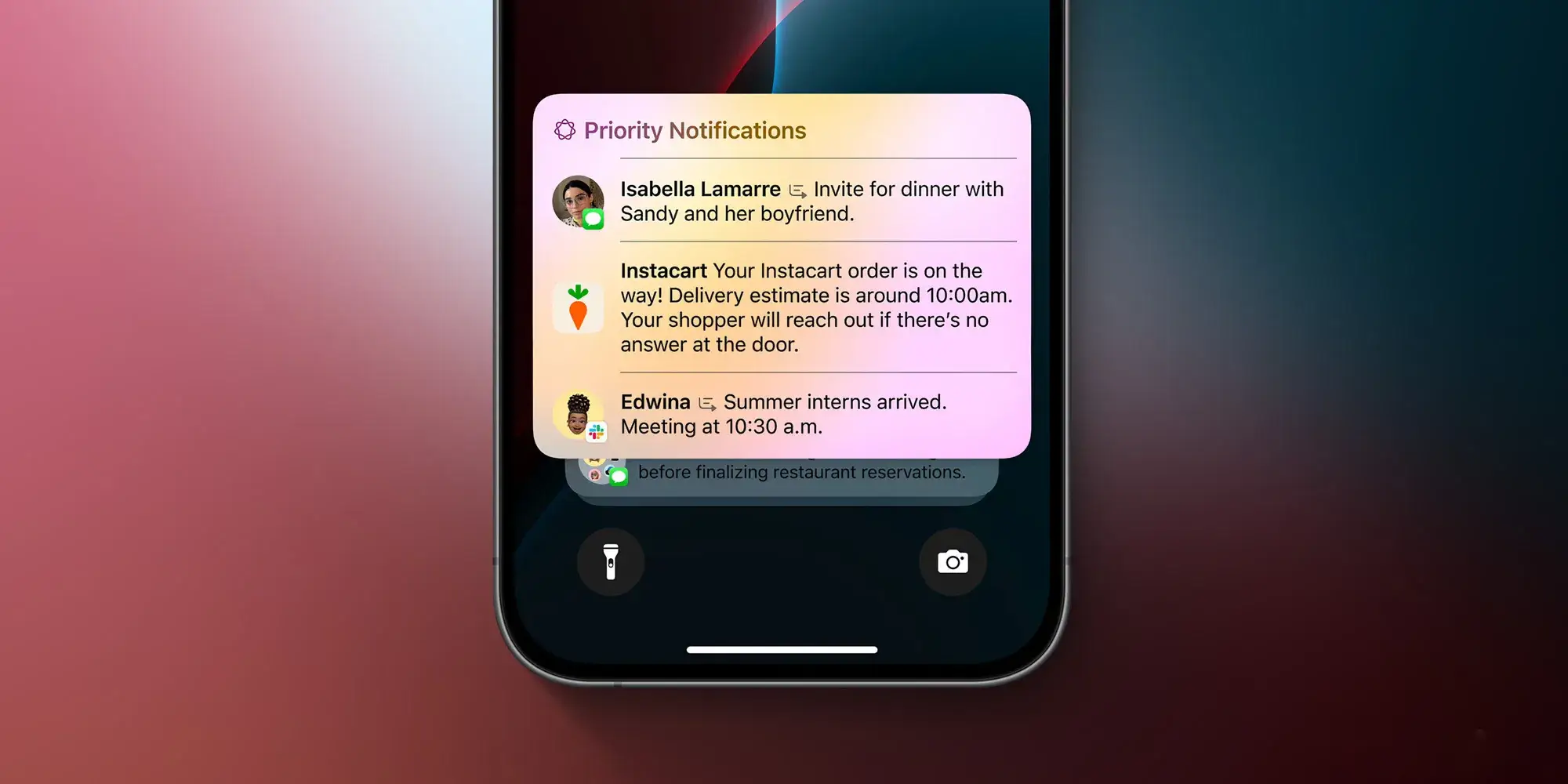 notification summaries ios181