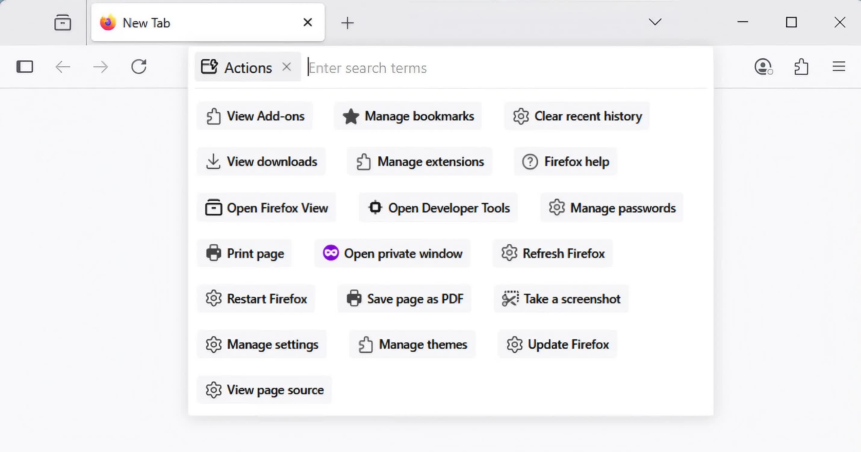 Firefox 138 biến thanh địa chỉ thành trung tâm điều khiển thông minh