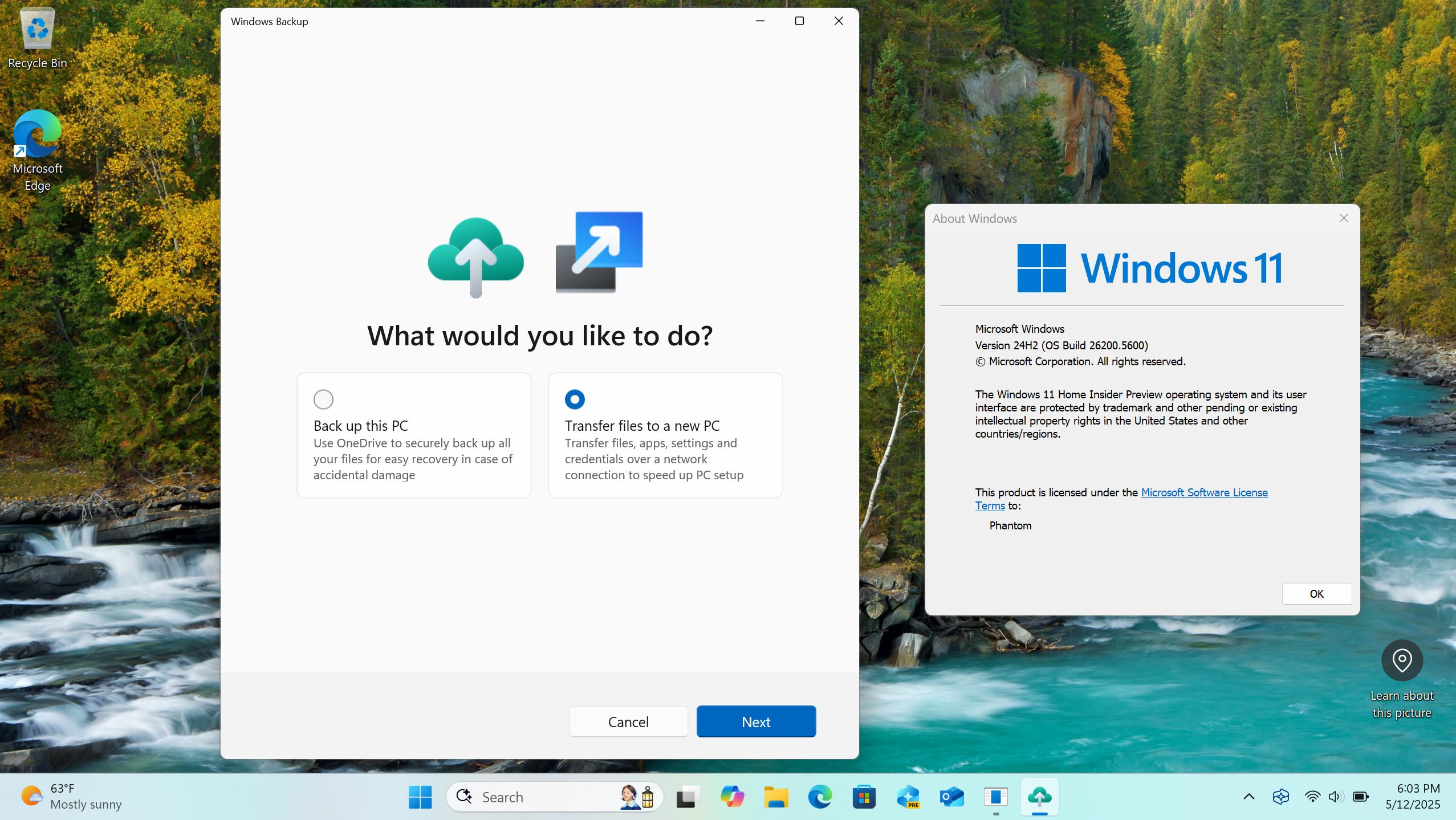 Microsoft phát triển tính năng truyền file không dây cho Windows 11