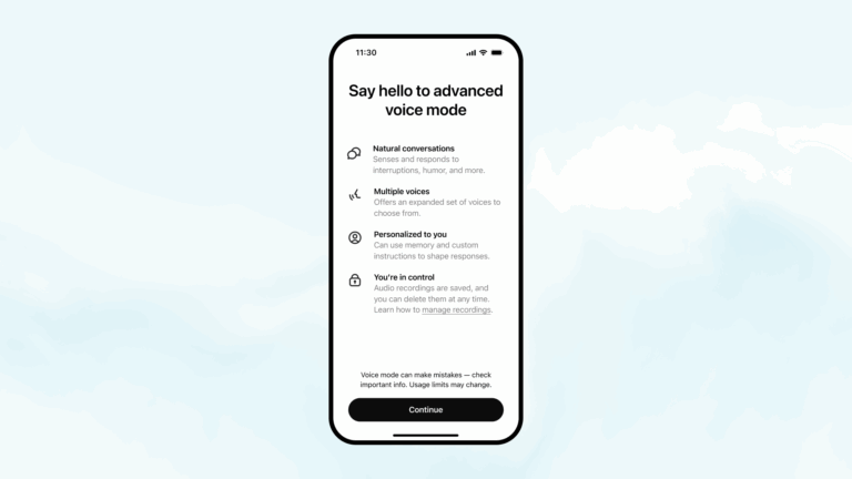 OpenAI cập nhật chế độ giọng nói ChatGPT với khả năm phát âm tự nhiên hơn