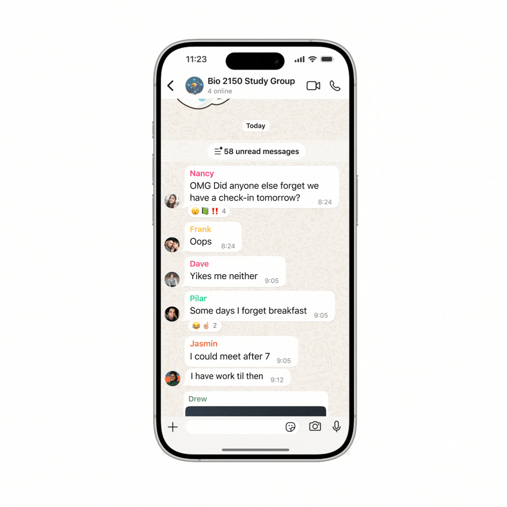 WhatsApp ra mắt tính năng tóm tắt tin nhắn bằng AI